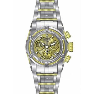 Invicta Bold Chronograph Gold Dial Stainless Steel Men's Watch 15451