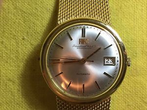 IWC INTERNATIONAL WATCH COMPANY SOLID GOLD WATCH 18K AUTOMATIC