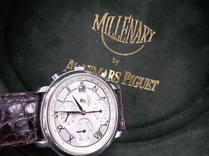 AUDEMARS PIGUET MILLENERY CHRONOGRAPH WRISTWATCH MENS WITH BOX