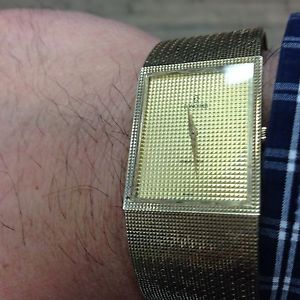 14k Concord Wrist Watch Solid Yellow Gold Vintage