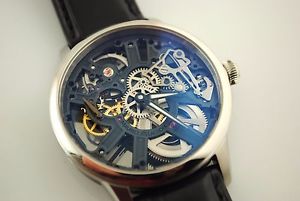 CN Maurice Lacroix Masterpiece Squelette Rhodium mp7228ss001000 wrist watch