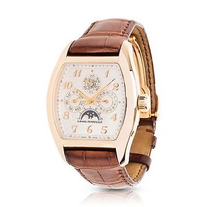 Men's Girard Perregaux Richville Moon Phase 18KT Rose Gold Automatic Watch 2722