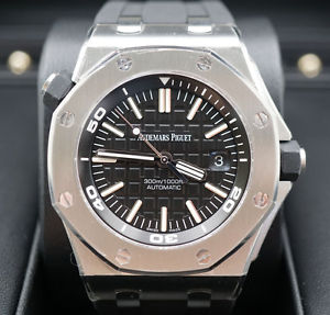 AUDEMARS PIGUET ROYAL OAK OFFSHORE DIVER 15710ST SAPPHIRE CRYSTAL CASEBACK