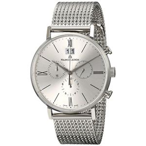 Maurice Lacroix Mens EL1088-SS002-110 Eliros Analog Display Analog Quartz Silver