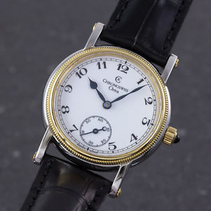 CHRONOSWISS LADY OREA HANDAUFZUG STAHL / GOLD GLASBODEN CH7162 NP: 3800,- €