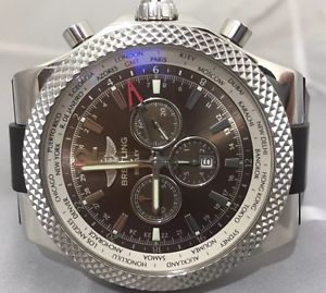 Bentley GMT Bronze Dial Stainless Steel Men's Watch