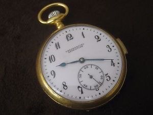 Rare Antique BREVET Repetition Chronometre Open Face Repeater 4/4 Pocket Watch