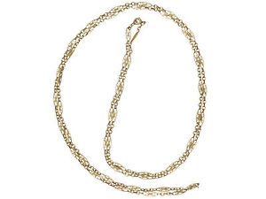 Antique French 18ct Yellow Gold Muff / Longuard Chain - Circa 1890
