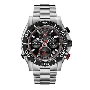 Bulova 98B212 Mens Precisionist Silver Chronograph Watch