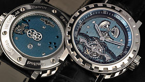 Dewitt Academia Tourbillon Mysterieux in 18K White Gold. Limited