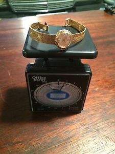 Antique BEAUTIFUL SMALL GOLD 18k MECHANICAL SWISS LADIES WATCH 