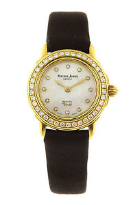 Swiss Michel Jordi Ladies Bracelet With Etano Diamonds 18k Yellow Gold