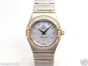 Authentic Constellation Diamond bezel YG 423 1267.75 Oyster Perpetual Mens Watch