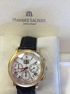 Limited Edition Masterpiece Collection MAURICE LACROIX Men's Watch 18k Yellow