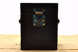 Auth Louis Vuitton Utah Leather Watch Automatic winding machine Dust Bag 9105