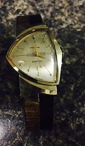 Vintage Men's Hamilton Pacer Ventura Electric Cal. 500 14K Solid Gold Org. Band