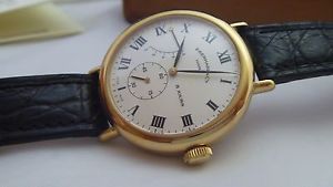 Eberhard & Co 8 Jours Power Reserve Pointer 20017.VZ 18 k Solid Gold Case Watch