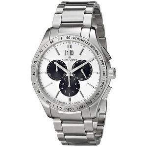 Maurice Lacroix Mens MI1028-SS002-130 Miros Stainless Steel Watch