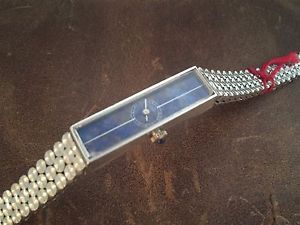 UTI OR blanc 18k BLANC CADRAN LAPIS LAZULI white gold