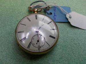 ANTIQUE 18ct GOLD ENGLISH LEVER POCKET WATCH BY WILLIAM DIXON, LONDON