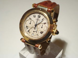 Orologio Cartier Pasha Crono Automatico in Oro 18 KT ref. 2111
