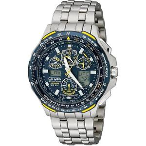 CITIZEN MEN'S 45MM STEEL BRACELET TITANIUM CASE QUARTZ WATCH JY0050-55L