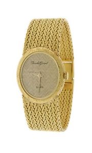 Ladies Bueche Girod 18K Yellow Gold Quartz Watch