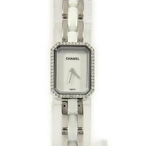 Authentic CHANEL H2132 Premiere Stainless steel x Ceramic  Quartz  #260-001-6...