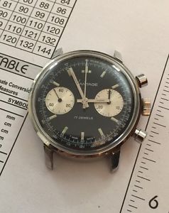 Vintage Vantage Poor Man's Carrera " Panda " Chronograph Watch