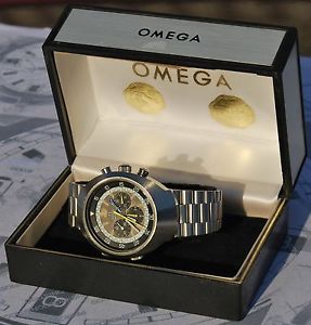 Rarissimo OMEGA flightmaster chronograph 1976 PERFETTO con cofanetto d'epoca