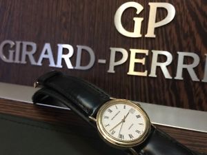 Girard-Perregaux Automatic Mens Wrist Watch 18k Gold - Ref 4799 - Swiss Made