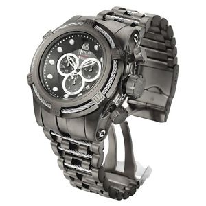 Invicta Mens 17832 Jason Taylor Quartz Chronograph Gunmetal Dial Watch