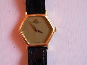 Ladies Baume et Mercier Watch- 18K Solid Gold- Hexagon Wristwatch