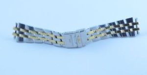 BREITLING PILOTA CINTURINO ACCIAIO/ORO PER STARLINER 368D TOP CONDIZIONI RARO