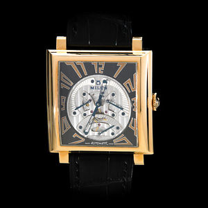 Milus 18K Rose Gold Herios Tri-retrograde Second. Dynamic Complication NEW Heavy