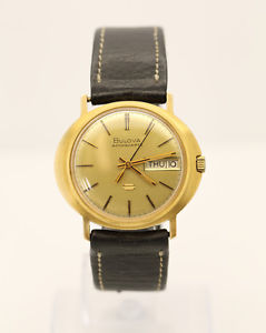 Bulova Accuquartz Very Rare 9ct Gold Model