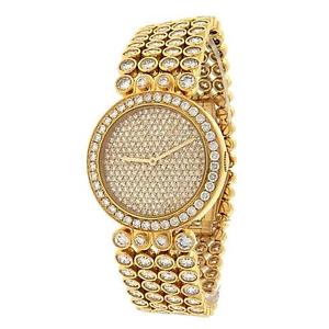 Harry Winston Signature 18K Yellow Gold Diamonds Automatic Ladies Watch