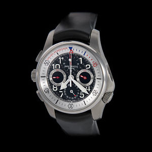 Girard Perregaux Titanium BMW Oracle Racing Chrono. Silver Carbon Fiber Dial