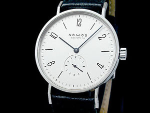 Auth NOMOS Tangent 18149SS Hand-Winding Men's Watch(28.2.12)