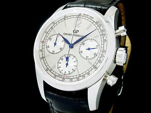 Auth GIRARD-PERREGAUX FIAT 30TH Chronograph 49480 SS Auto Men's Watch(28.2.12)