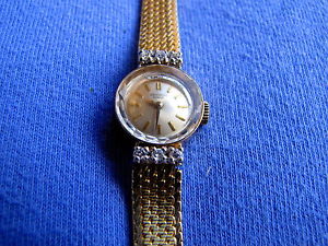 18k diamonds geneve gold ladies watch