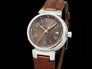 Auth LOUIS VUITTON Tambour Q1211 SS Quartz Lady's Watch(O A2456)