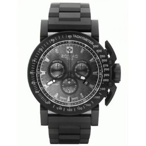 Zodiac Mens ZO8542 Analog Display Swiss Quartz Black Watch