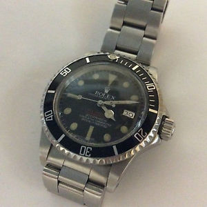 ROLEX SEA DWELLER DOUBLE RED SUBMARINER REF 1665, 3XXX250 YEARS 70 100% ORIGINAL