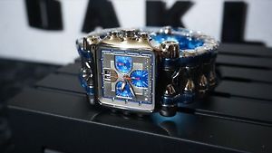 NEW OAKLEY MINUTE MACHINE TITANIUM OMM POLISHED BLUE DIAL BOB RARE 26-328 TANK