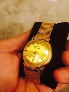 Bulova Accutron 14Kt Solid Gold Case, 1960s, Working on time,newly serviced