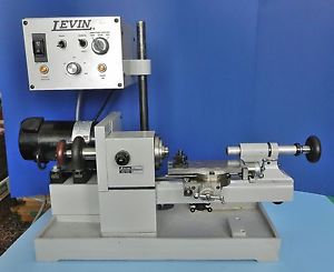 Fantastic Levin 3C or 10 Millimeter Instrument Lathe Complete with Motor