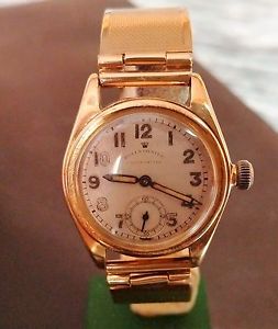 Rolex Oyster Chronometre men's watch gold 18kt 2574 California military dial