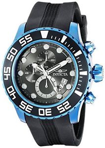 Invicta Pro Diver Watch 19249SYB Black Blue Stainless Steel Mens Swiss