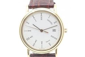 Rare HERMES Magellan 18K Solid Gold Men's Quartz 6035